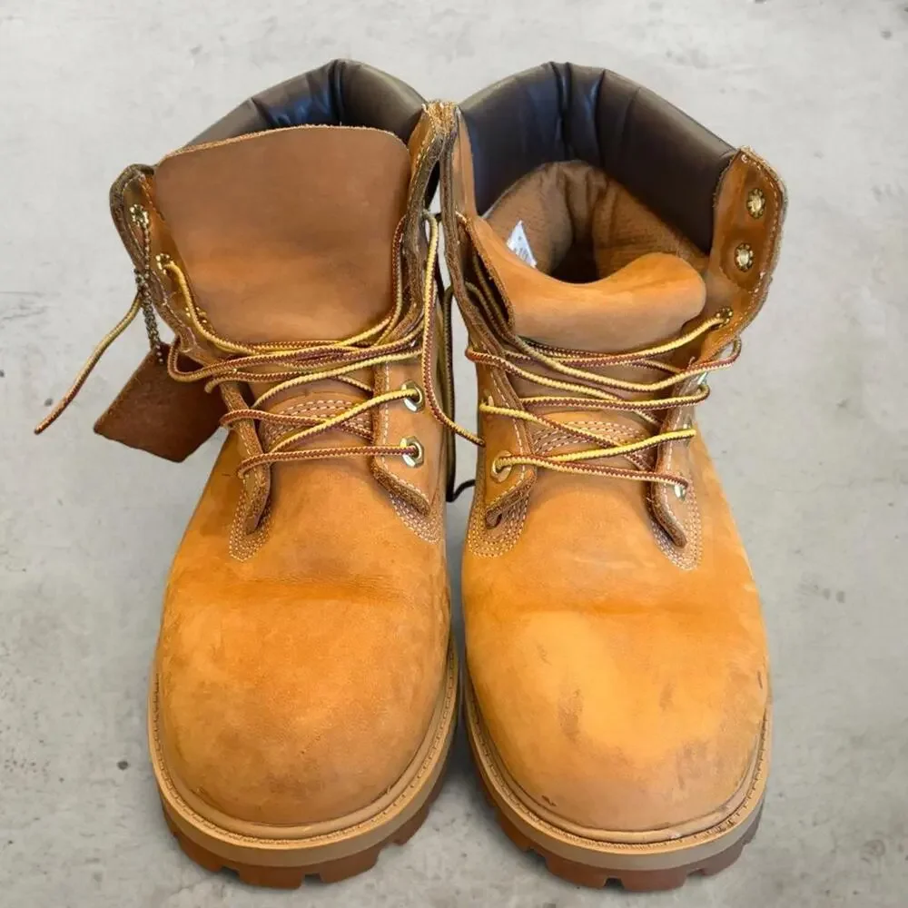 Timberland 6 In. Premium Waterproof Boots Wheat Mens 7 10061